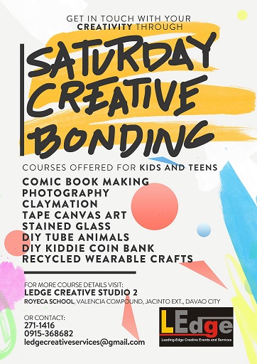 Saturday Arts and Crafts kids and teens